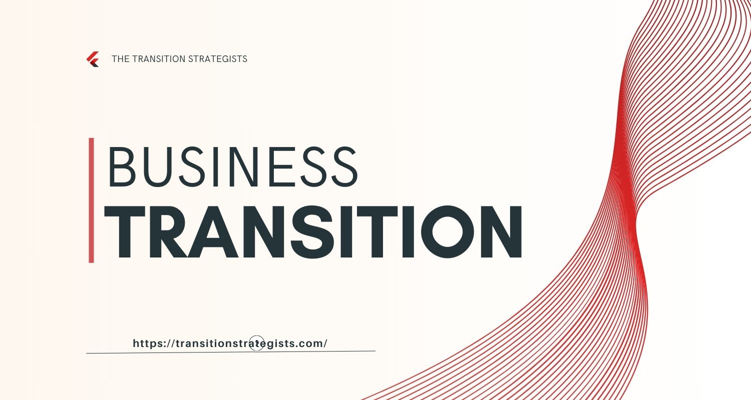 The Transition Strategists' graphic that says Business Transition with their website url